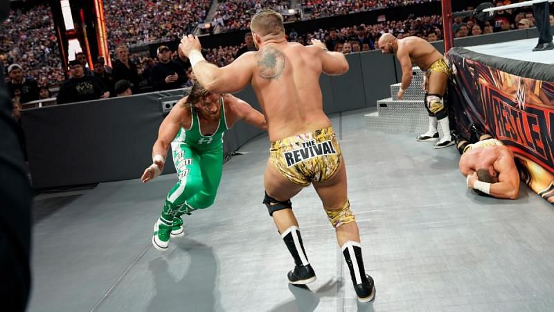 The Revival against Zack Ryder and Curt Hawkins